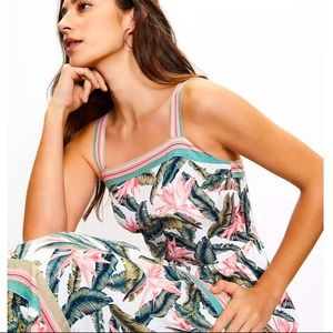 LOFT Paradise Tiered Maxi Dress